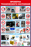 Плакат "Проверка технического состояния автомобиля" 57х84 см